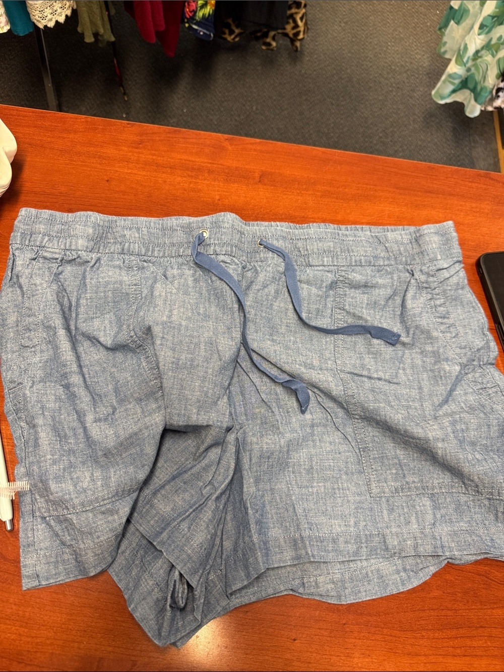 Gap chambray shorts xl // 080781